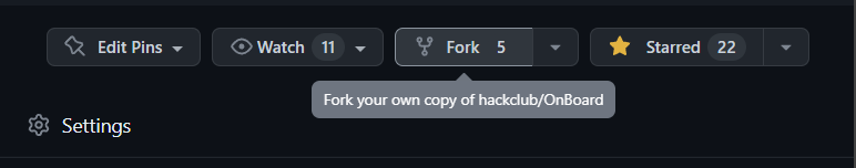 Fork the OnBoard repo