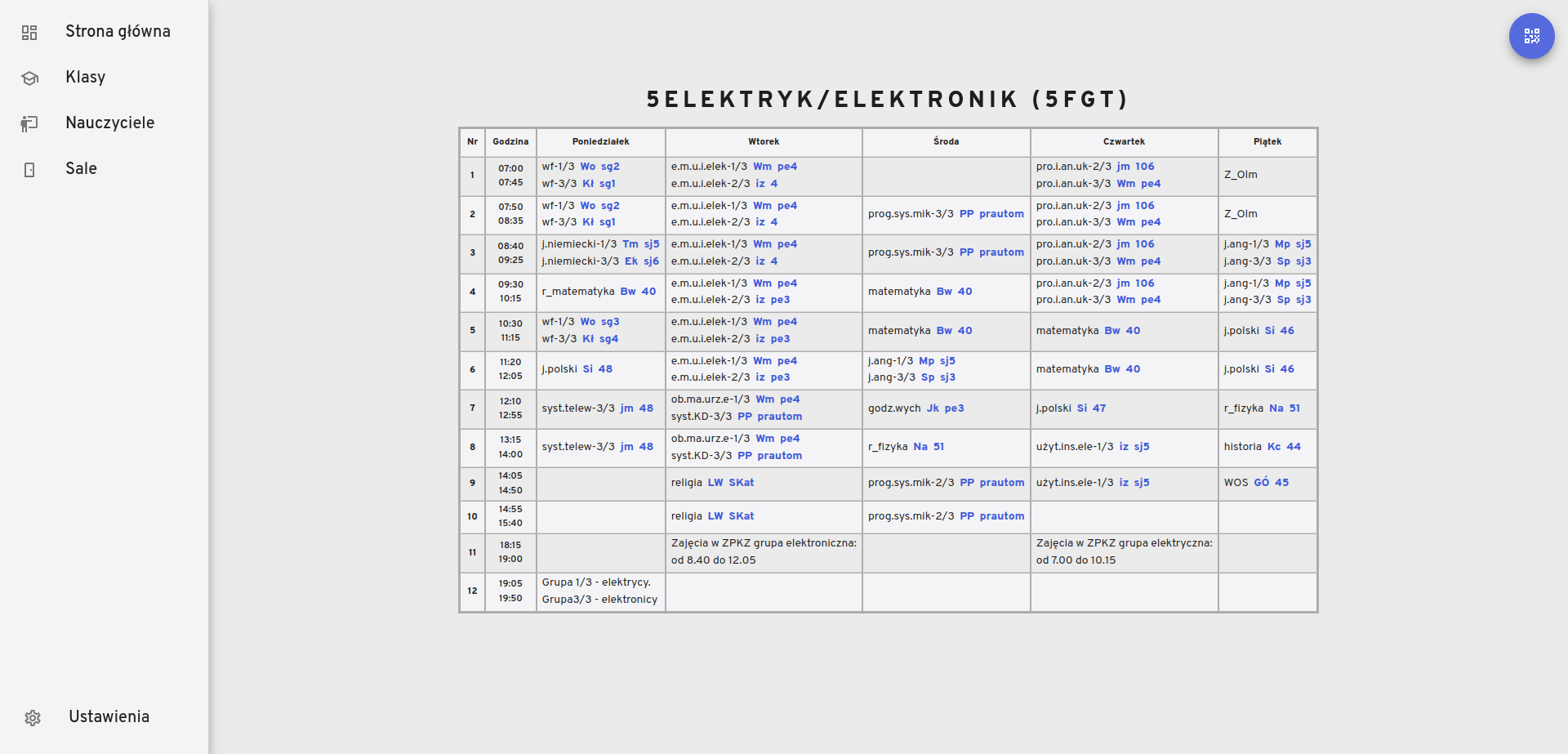 Division Page Light