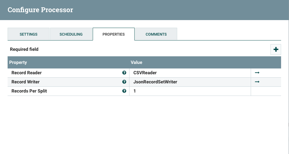 CSVReader Config-1