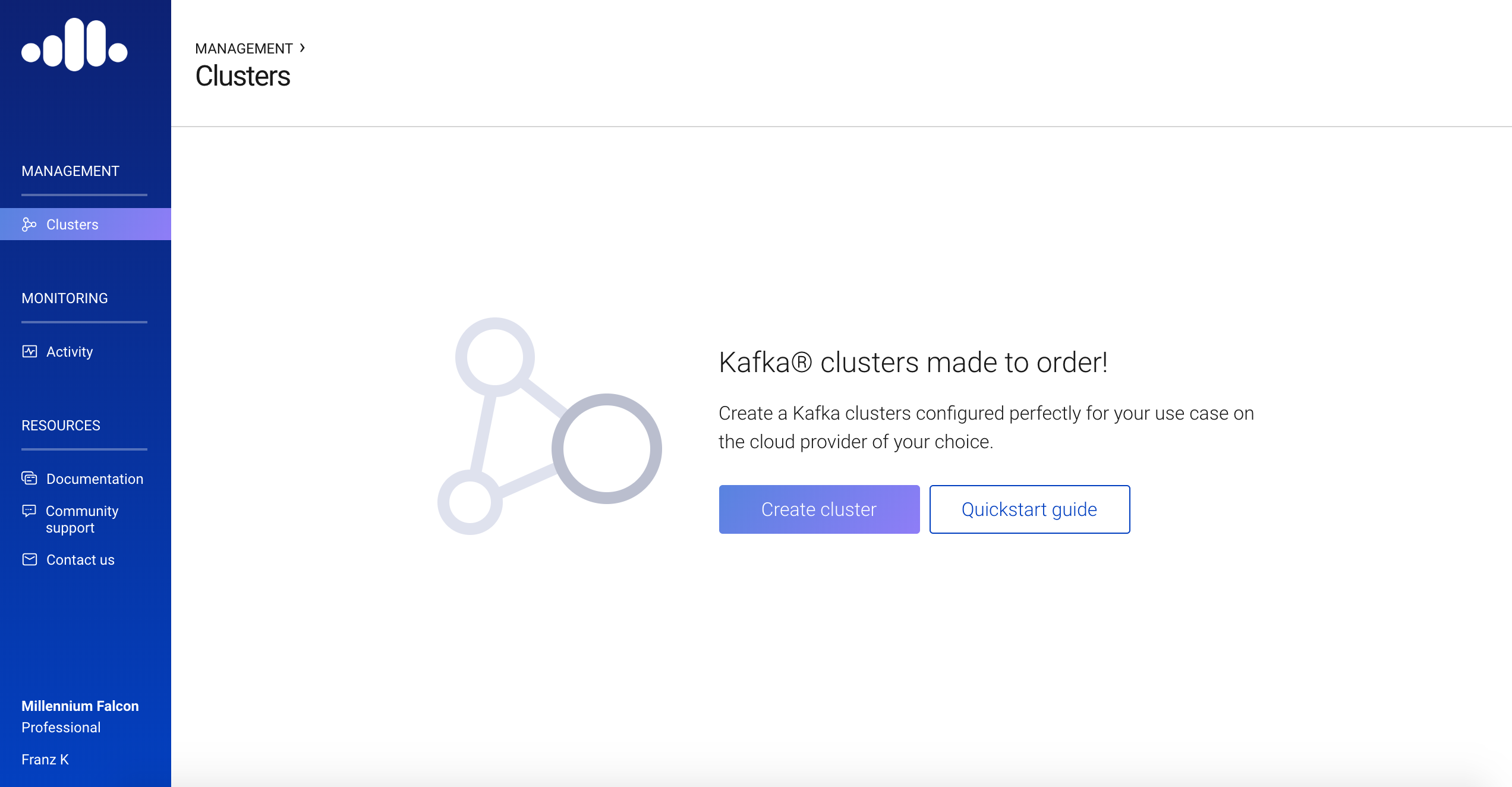 Create Cluster