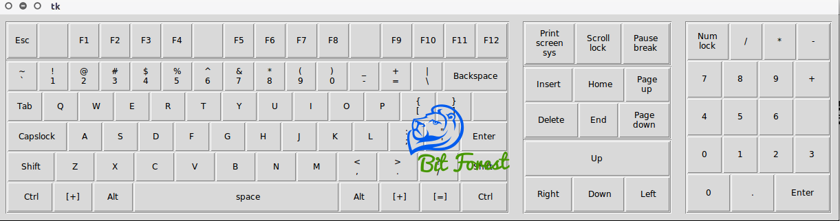 Python Virtual Keyboard Screenshot 2