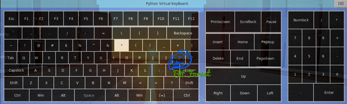 Python Virtual Keyboard Screenshot 3