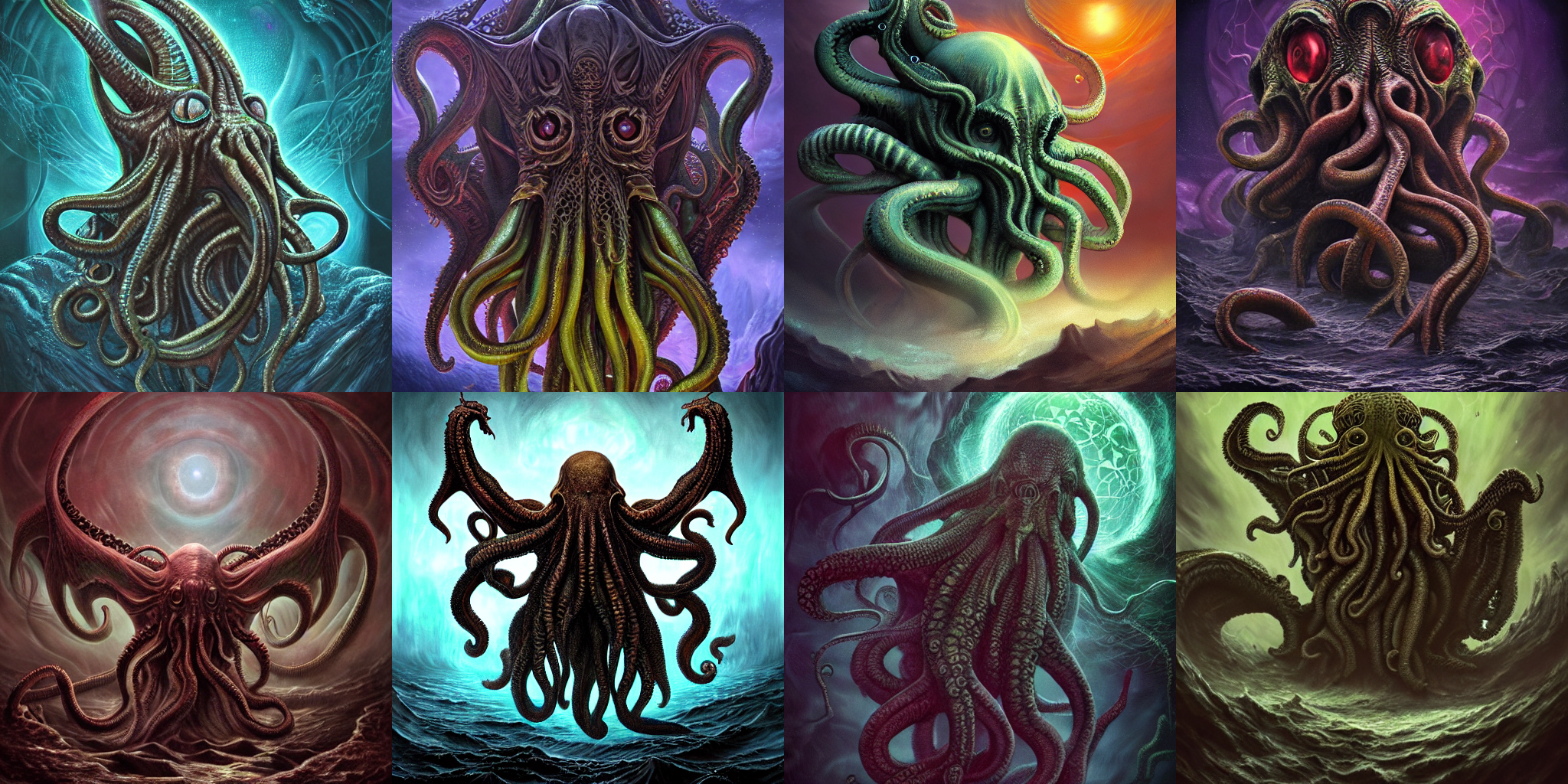 Example images of Cthulhu