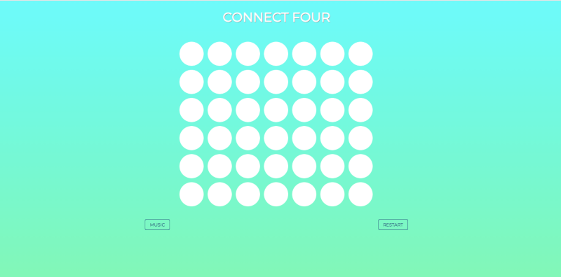 Connect Four Mainpage Screenshot