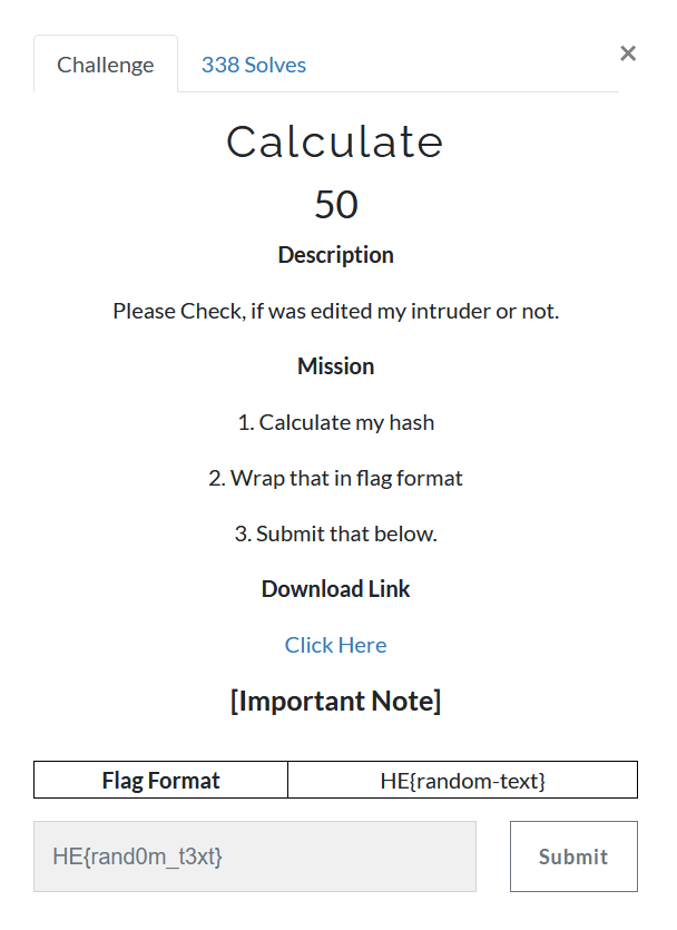 Calculate