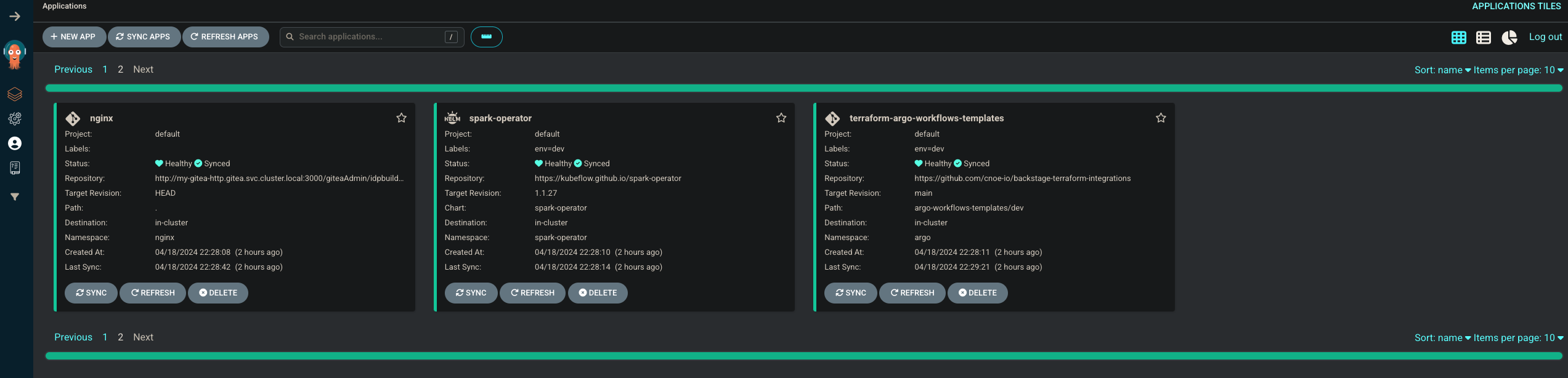 Argo Terraform Templates