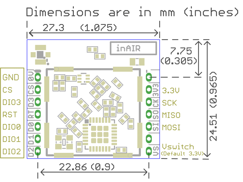 inAir9 pins