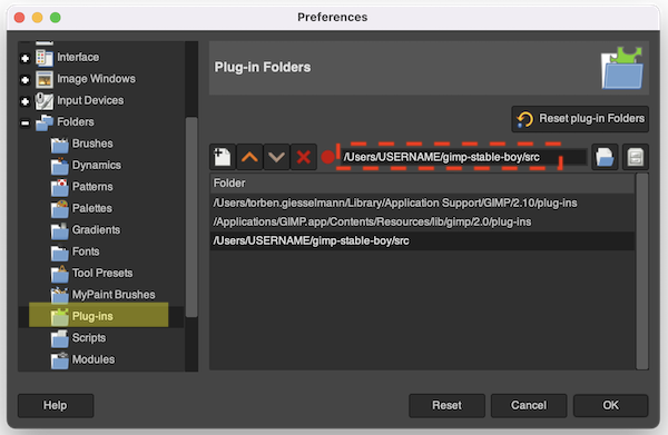 GIMP Preferences