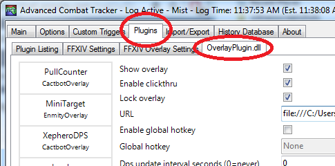 overlay plugin tab screenshot