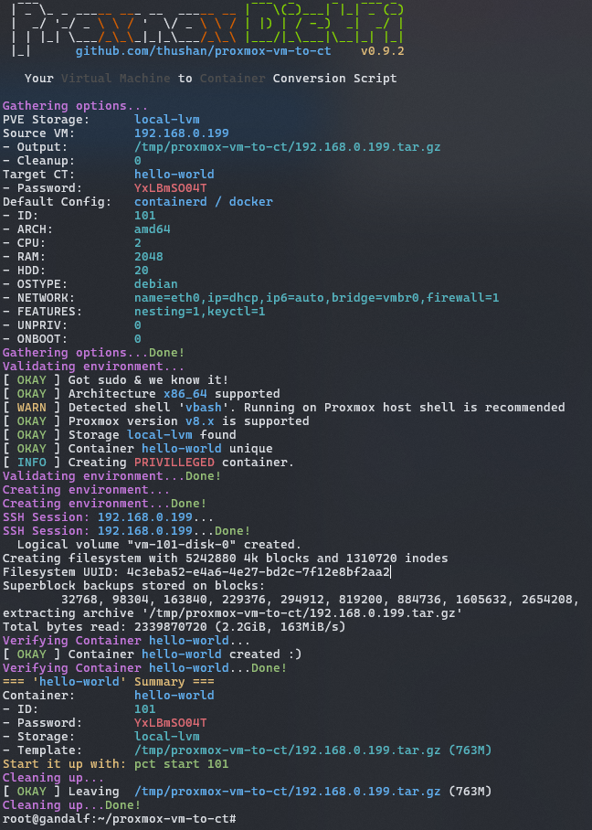 Proxmox Run