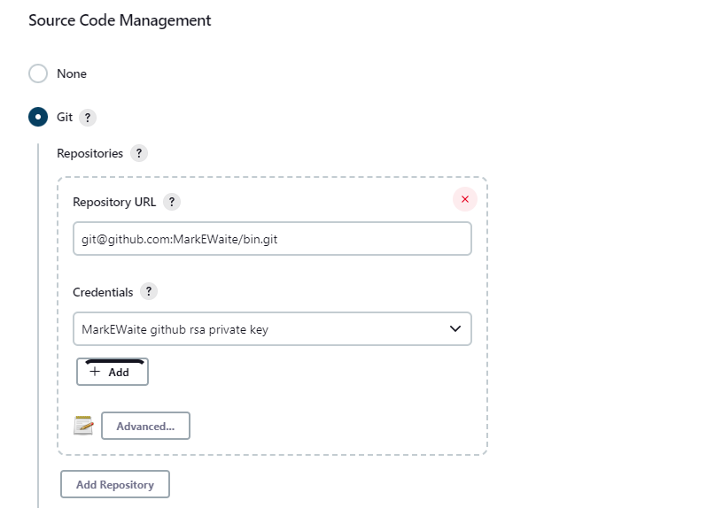 Repository Configuration