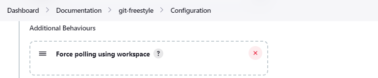 Force polling using workspace