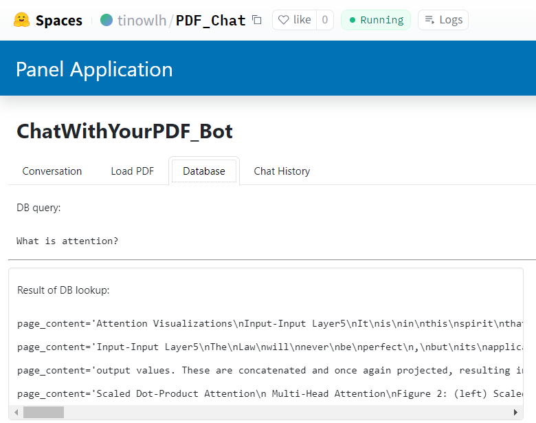 PDF ChatBot Screenshot