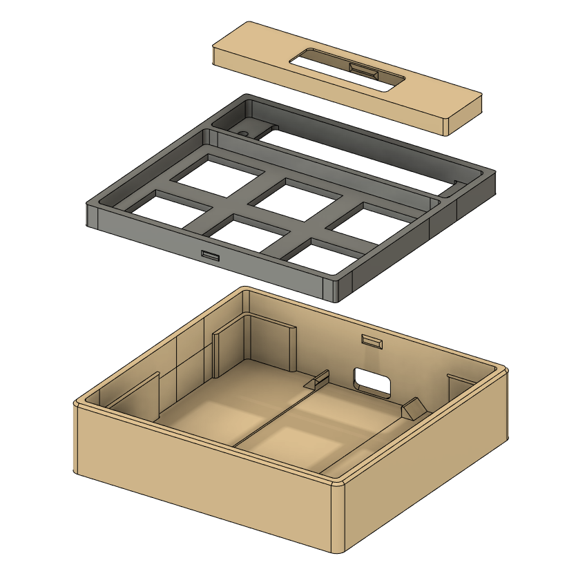 3D model of the Pikku macropad case