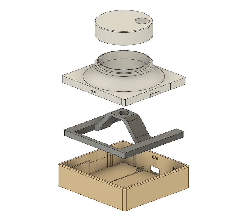 3D model of the Pikku Dial case