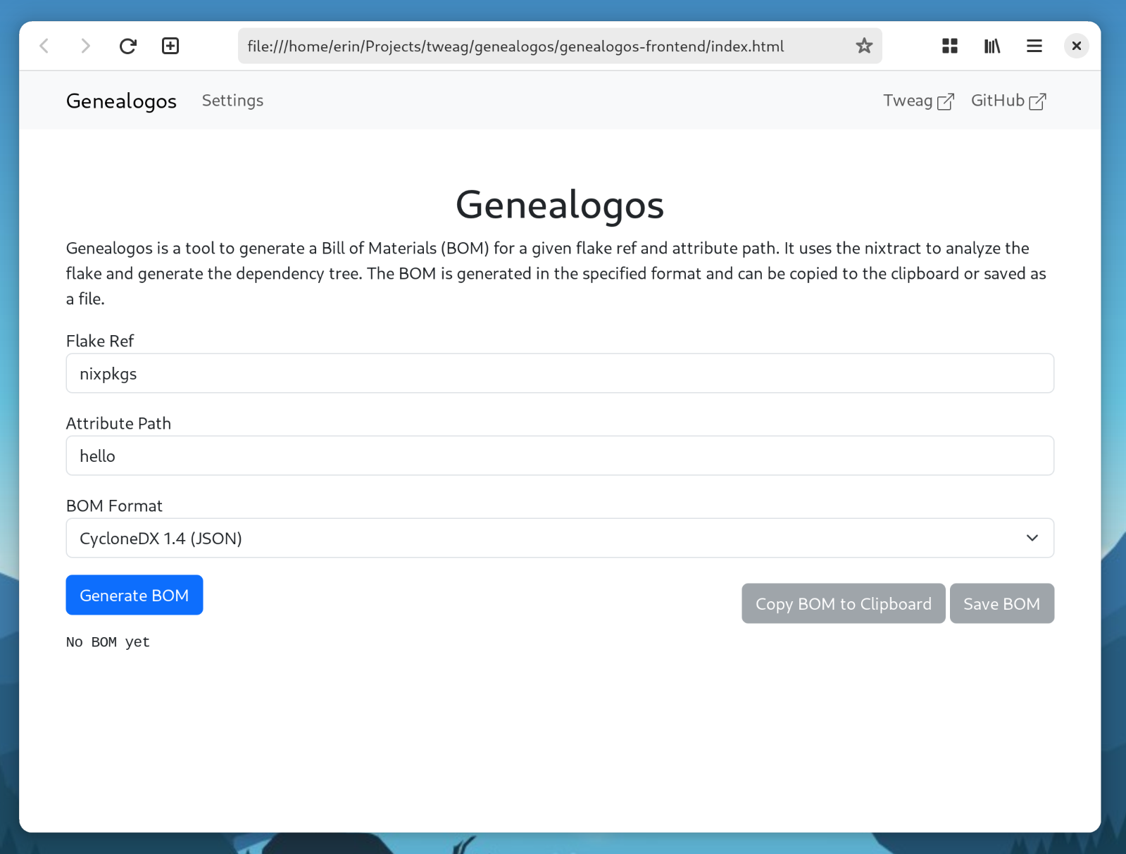 Genealogos Screenshot