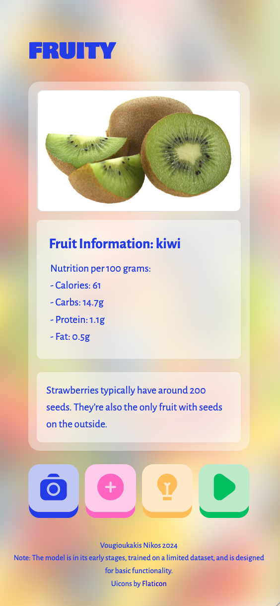 Fruit Recognition App 3