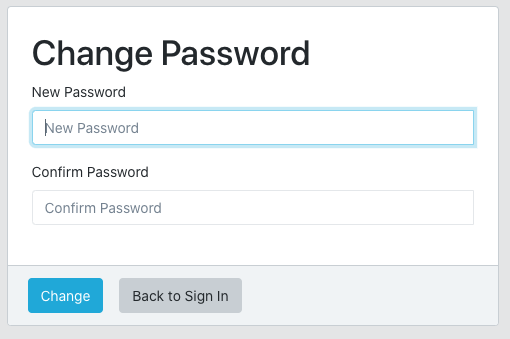 Change Password