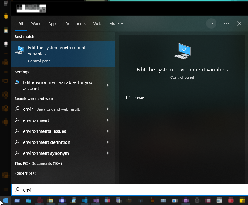 Environment Variable Setup