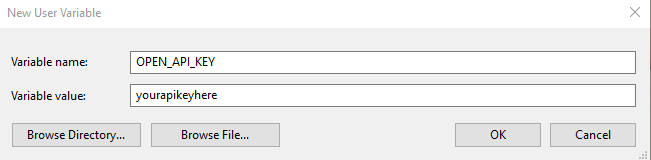 Environment Variable Setup