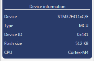 STM32F411 Info