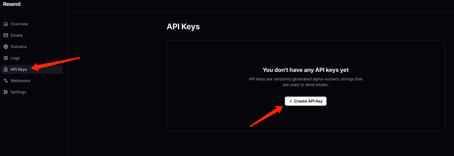 resend api key