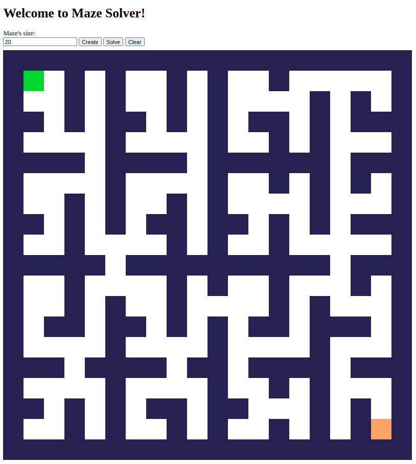 Generating Maze