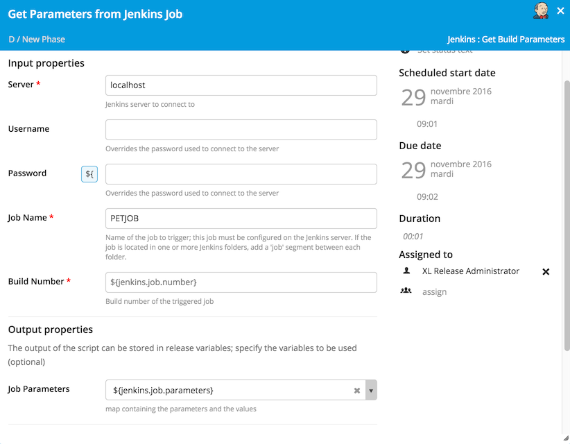 Jenkins GetBuildParameters