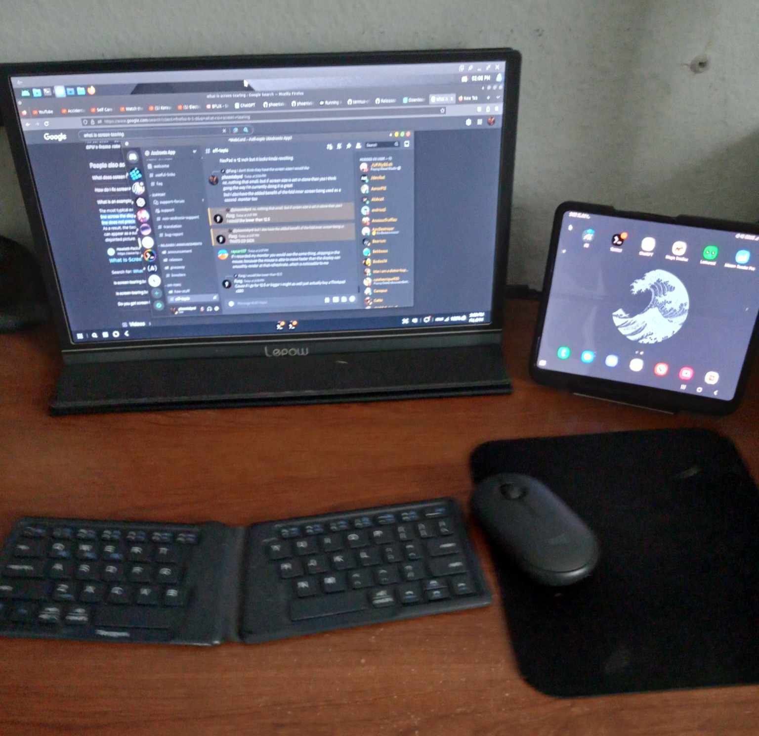 My Samsung Galaxy Fold 3 - Dex Setup