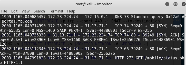 Wireshark Logs All Traffic From the Android App