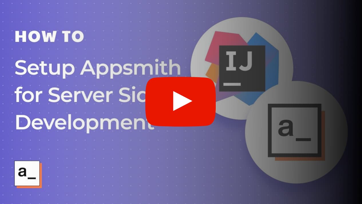 How to Setup Appsmith for Server Side Development