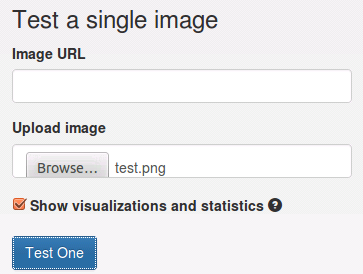 Test single image