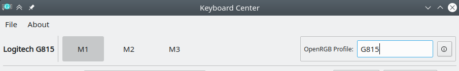 OpenRGBkeyboardcenter