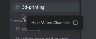 Right Click Hide Muted